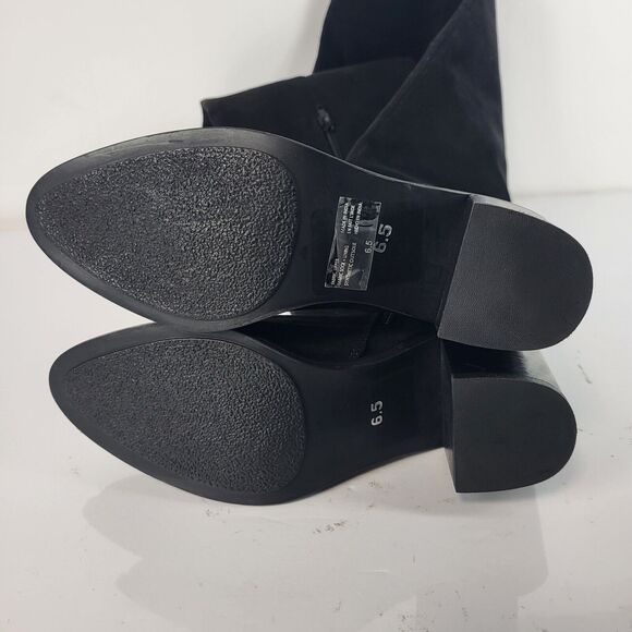 Seychelles Paradise City Leather Over the Knee Boots Black Size 6.5 - Picture 11 of 13